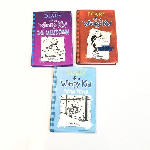 3 Diary Of A Wimpy Kid Books - Picture 1 of 3